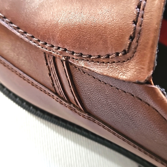 ROCKPORT Walkability Men's Size 9 Leather Lightweight Slip-On Shoes Dark… - Picture 5 of 9